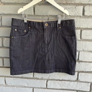 Rag & Bone Button Denim Mini Skirt